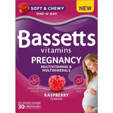 باسيتس فيتامينات ومعادن للحوامل 30 باستيليا مضغ - Bassetts Vitamins Pregnancy Multivitamins & Multiminerals 30 Pastilles