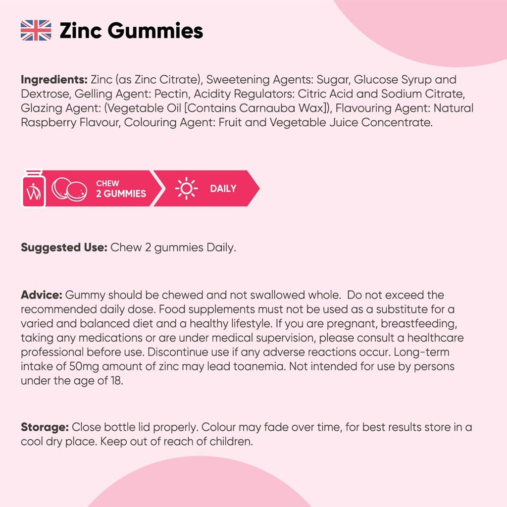 ويت وورلد زنك 50 ملج 90 قطعة مضغ