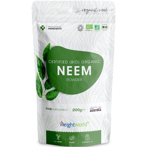 خلاصة أوراق النيم العضوية 200 جرام بودرة - Weight World Organic Neem Powder 200 gm
