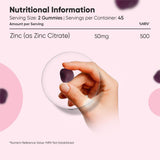 Zinc 25 mg Gummies 90's - Weight World Zinc 25 mg Gummies 90's