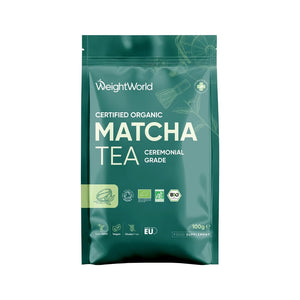 شاي الماتشا العضوي بودرة 100 جرام - Weight World Organic Matcha Green Tea Powder 100 gm