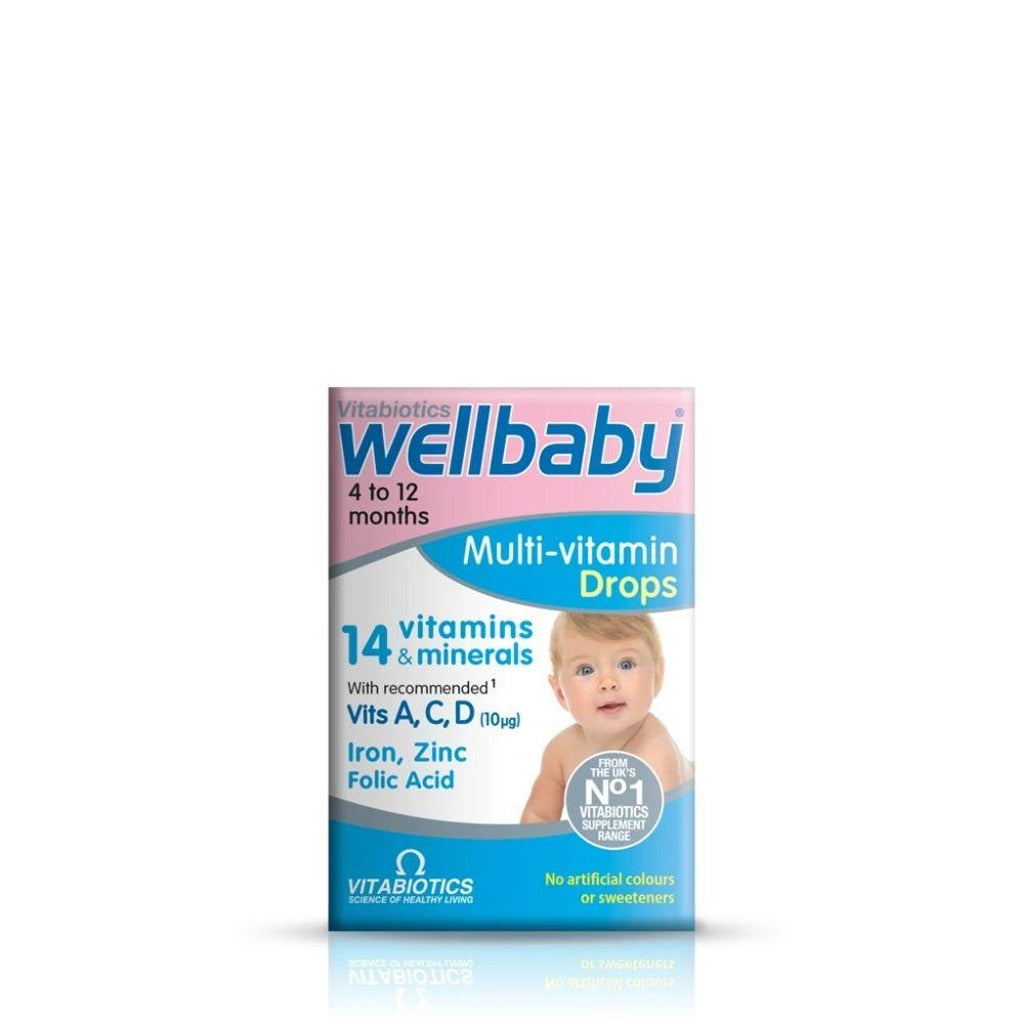 ويل بيبي فيتامينات للاطفال و الرضع نقط 30 مل - WellBaby MultiVitamin Drops 30ml