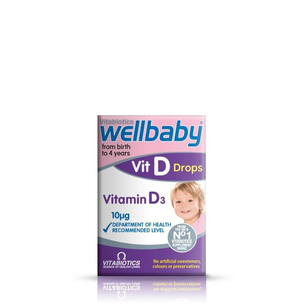 ويل بيبي فيتامين د نقط للاطفال و الرضع 30 مل - WellBaby Vitamin D Drops 30ml