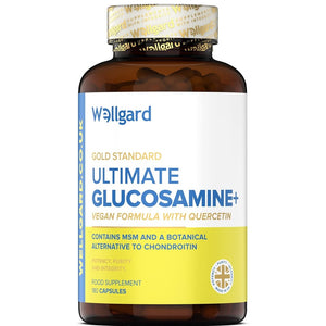 كبسولات الجلوكوزامين النباتية 180 كبسولة - Wellgard Vegan Glucosamine Capsules 180’s