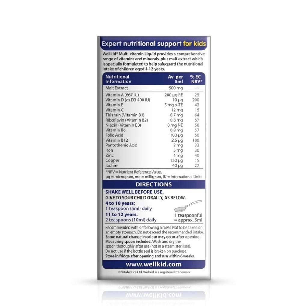 Wellkid MultiVitamins Liquid Drink 150 ml - Wellkid MultiVitamins Liquid 150 ml 