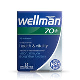ويلمان 70+ فيتامينات للرجال فوق السبعين 30 قرص - Wellman 70+ 30 Tablets