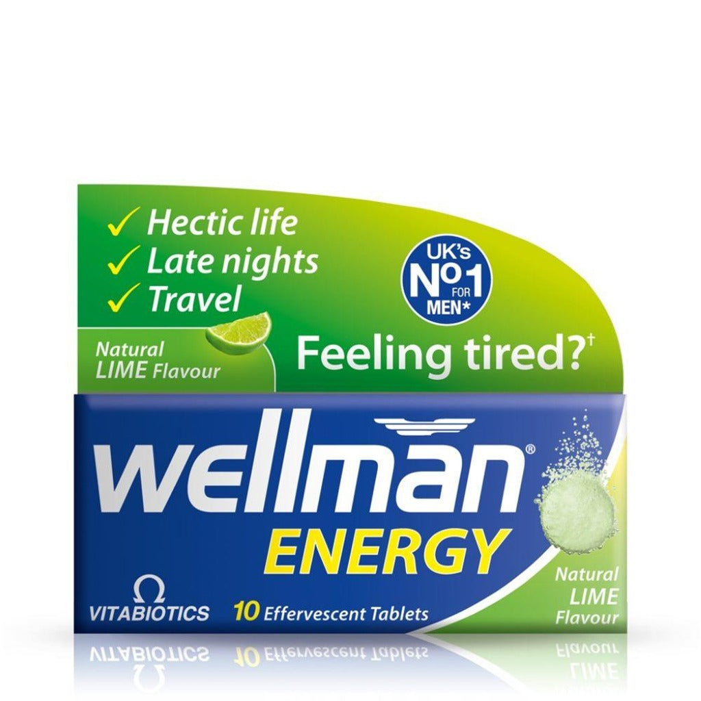 ويلمان اينيرجي فوار فيتامينات للرجال 10 اقراص - Wellman Energy Effervescent 10 Tablets