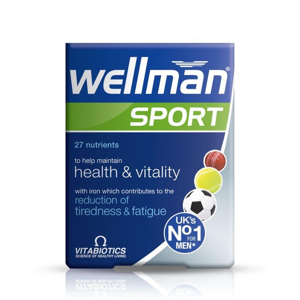 ويلمان سبورت فيتامينات للرجال 30 قرص -  Wellman Sport 30 Tablets
