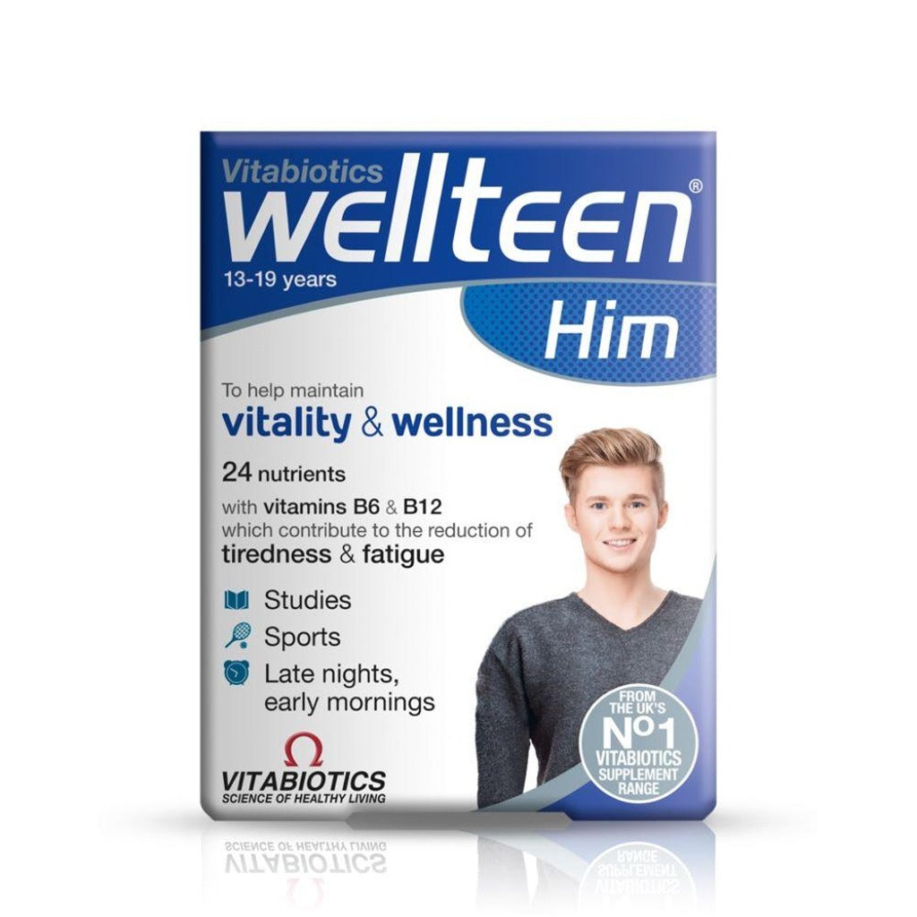 ويل تين هيم فيتامينات للطلبة 30 قرص - Wellteen Him 30 Tablets