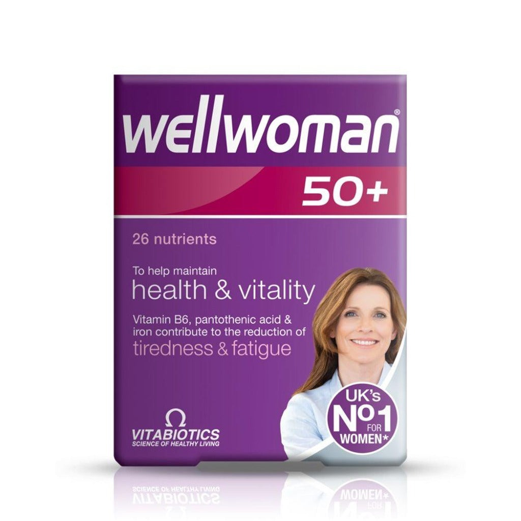 ويل ومان 50+ فيتامينات للسيدات فوق الخمسين 30 قرص - Wellwoman 50+ 30 Tablets