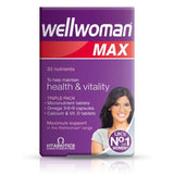 ويل ومان ماكس فيتامينات للسيدات مع اوميجا و فيتامين د 84 قرص - Wellwoman Max 84 Tablets