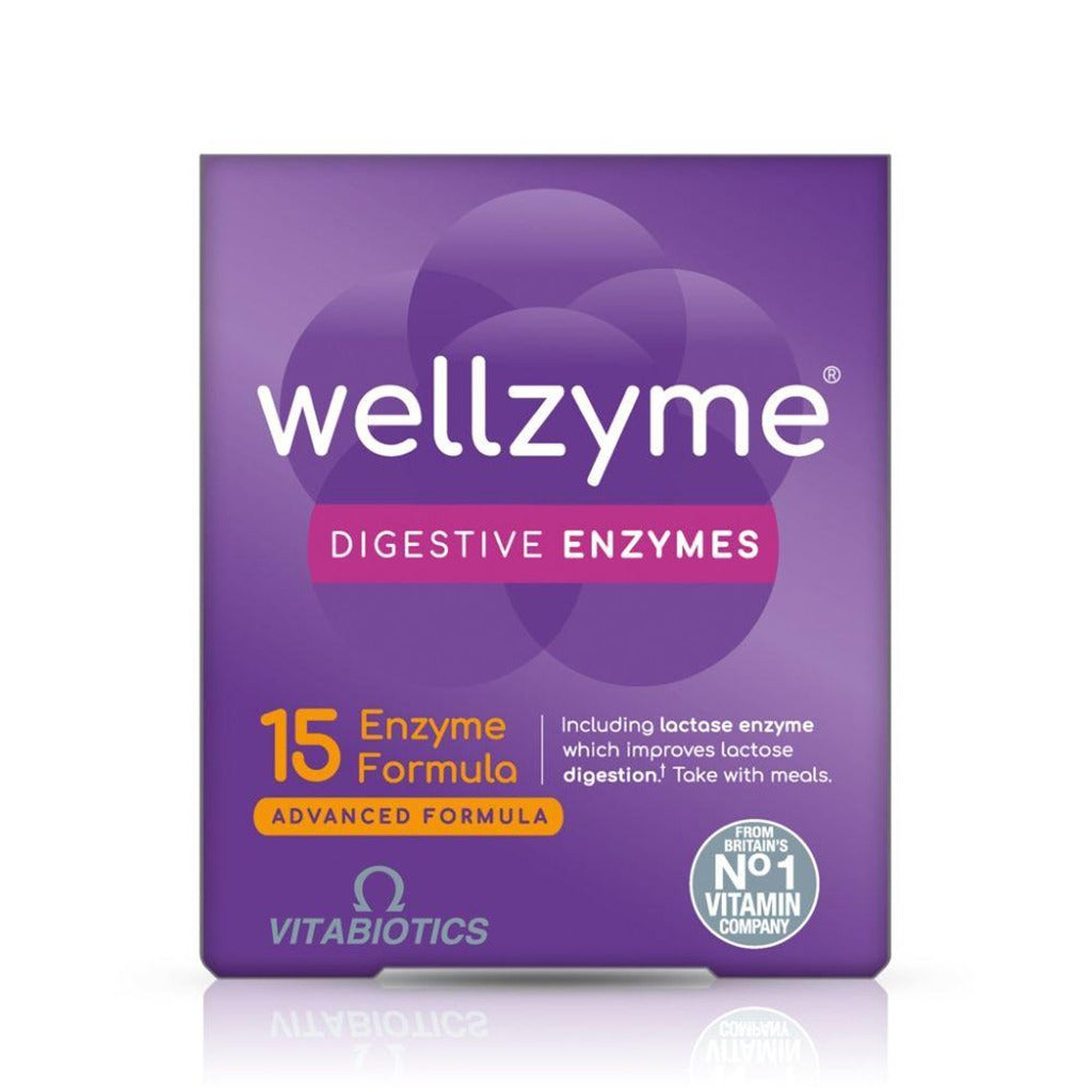 ويل زيم انزيمات هاضمة 60  كبسولة  - Wellzyme Digestive Enzymes 60 Capsules