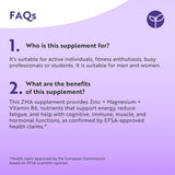 زنك مغنيسيوم أسبارتات لدعم العضلات 120 كبسولة نباتية - Nutravita ZMA (Zinc Magnesium Aspartate) 120 Vegan Capsules