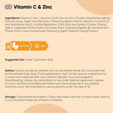 فيتامين سي مع زنك 120 قطعة مضغ - WeightWorld Vitamin C & Zinc 120 Gummies