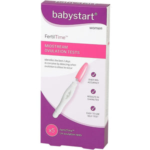 فرتيل تايم اختبار التبويض 5 اختبار - Babystart FertilTime Midstream Ovulation Test 5’s - Herbanta -  تسوق الان بأفضل سعر في السعودية