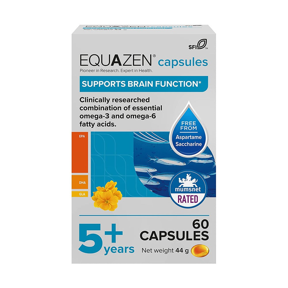 أوميجا 3 وأوميجا 6 للكبار والأطفال 60 كبسولة - Equazen Family Capsules 60's - Herbanta -  تسوق الان بأفضل سعر في السعودية