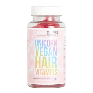 هيربرست يوني كورن فيتامينات الشعر للنباتيين 60 قطعة- Hairburst Unicorn Vegan Hair Vitamins 60's