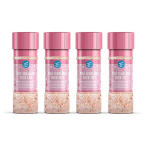 ملح الهيمالايا الوردي 4*100 جم - Happy Belly Pink Himalayan Rock Salt Mill 100 g (Pack of 4)
