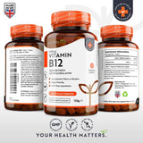 فيتامين ب12 تركيز 1000 ميكج 450 قرص - Nutravita Vitamin B12 1000 mcg 450 Tabs