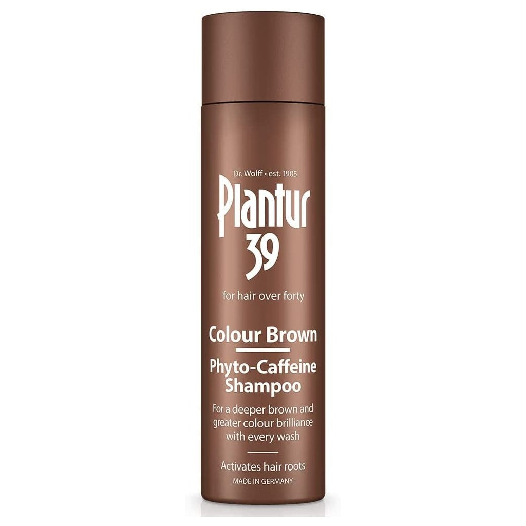 بلانتور 39 شامبو الكفايين لتقليل شيب الشعر البني 250مل - Plantur 39 Colour Brown Phyto-Caffeine Shampoo 250ml - Herbanta -  تسوق الان بأفضل سعر في السعودية
