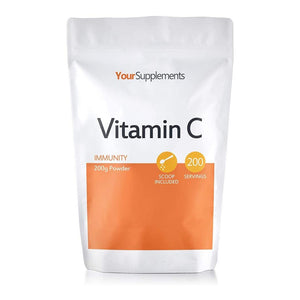 فيتامين سي 200 مجم باودر - Your Supplements Vitamin C 200  mg Powder - Herbanta -  تسوق الان بأفضل سعر في السعودية