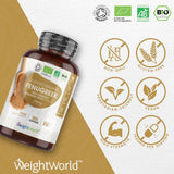 Organic Fenugreek Capsules 1500 mg 180's - Weight World Organic Fenugreek 1500 mg Capsules 180's
