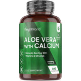 الألوفيرا مع الكالسيوم 180 كبسولة - Weight World Aloe Vera with Calcium Capsules 180’s - Herbanta -  تسوق الان بأفضل سعر في السعودية