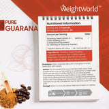 كبسولات الجوارانا 2400 ملج 180 كبسولة - Weight World Pure Guarana 2400 mg Capsules 180’s - Herbanta -  تسوق الان بأفضل سعر في السعودية