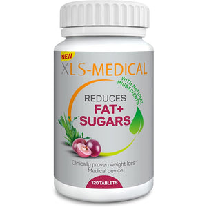اكس ال اس ميديكال ريديوس فات بلس شوجار 120 قرص - XLS Medical Reduces Fat + Sugars Tablets 120's - Herbanta -  تسوق الان بأفضل سعر في السعودية