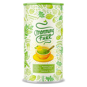 Alpha Foods Morning Fuel Breakfast Oats and Greens Blend, Matcha &amp; Vanilla Flavor 500 gm Powder
