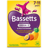 باسيتس اوميجا 3 مع فيتامينات للاطفال 7-11 سنوات 30 قرص باستيليا مضغ - Bassetts Vitamins Omega 3 & Multivitamins 7-11 Years Pastilles 30's - Herbanta -  تسوق الان بأفضل سعر في السعودية