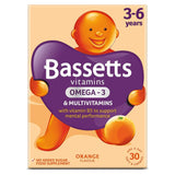 باسيتس اوميجا 3 مع فيتامينات للاطفال 3-6 سنوات 30 قرص باستيليا مضغ - Bassetts Vitamins Omega 3 & Multivitamins 3-6 Years Pastilles 30's - Herbanta -  تسوق الان بأفضل سعر في السعودية