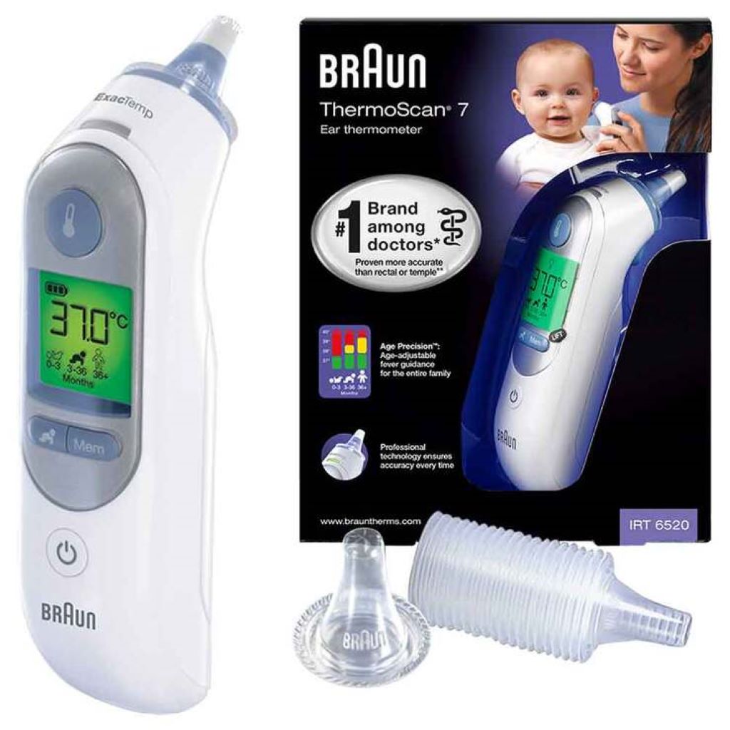 IRT6520 براون ثيرموسكان جهاز قياس الحرارة رقمي للأذن - Braun ThermoScan IRT6520 Digital Ear Thermometer