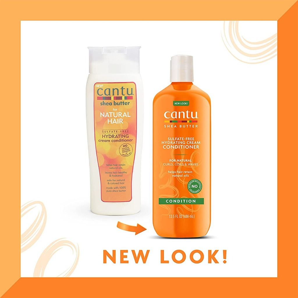 كانتو بلسم الشعر بزبدة الشيا خالي من السلفات 400 جم - Cantu Shea Butter Sulfate-Free Hydrating Cream Conditioner 400ml - Herbanta -  تسوق الان بأفضل سعر في السعودية