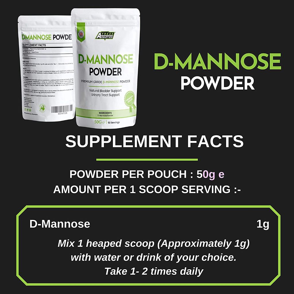 دي مانوز بودرة 50 جرام - Freak Athletics D-Mannose Powder 50gm