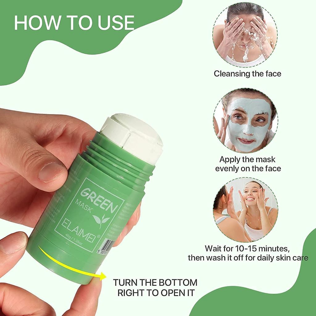 ELAIMEI Green Tea Stick Mask 40 gm 