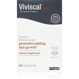 فيفيسكال فيتامينات الشعر للرجال 60 قرص - Viviscal Man Hair Growth Programme 60's - Herbanta -  تسوق الان بأفضل سعر في السعودية