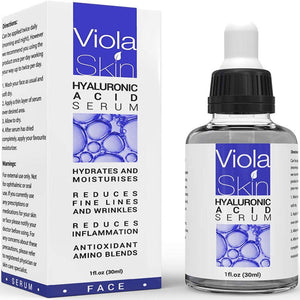 فيولا سكين هيالورونيك أسيد سيروم 30 مل - Viola Skin Hyaluronic Acid Serum 30 ml - Herbanta -  تسوق الان بأفضل سعر في السعودية