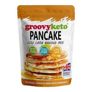جروفي كيتو خليط بان كيك قليل الكربوهيدرات 240 جرام - Groovy Keto Pancake Low Carb Baking Mix 240 gm