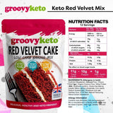 Groovy Keto Red Velvet Cake Low Carb Baking Mix 270 gm