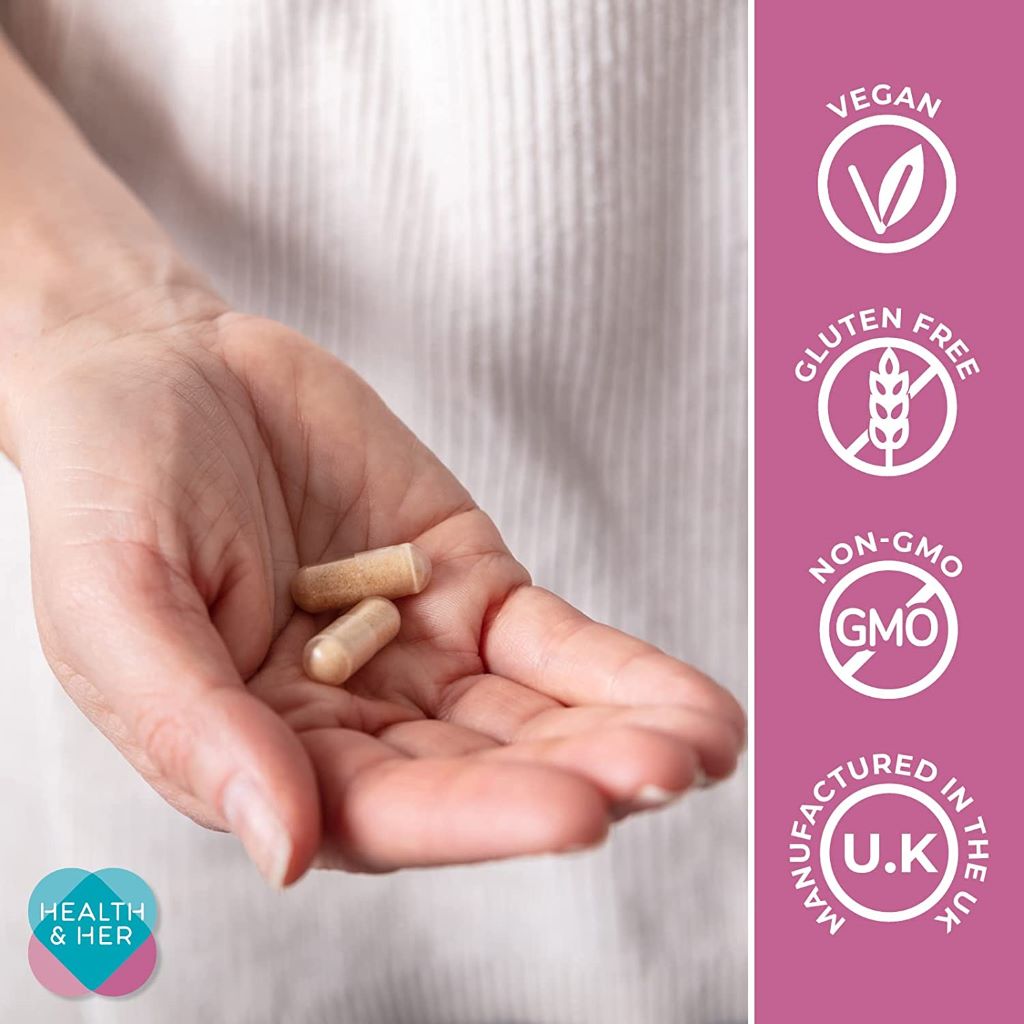 هيلث آند هير انتيماسي+ فيتامينات للنساء 60 كبسولة - Health & Her Intimacy+ Multi-Nutrient Support for Women 60 Capsules