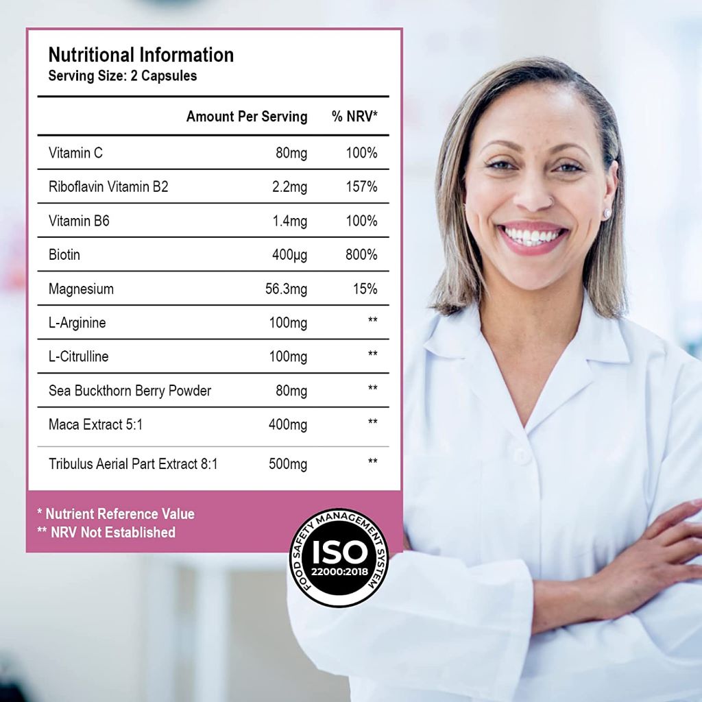 هيلث آند هير انتيماسي+ فيتامينات للنساء 60 كبسولة - Health & Her Intimacy+ Multi-Nutrient Support for Women 60 Capsules