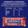 أدونيس كيتو بار قليل السعرات بين الوجبات  16 قطعة - Adonis Keto Nut Bar 16 Bars - Herbanta -  تسوق الان بأفضل سعر في السعودية