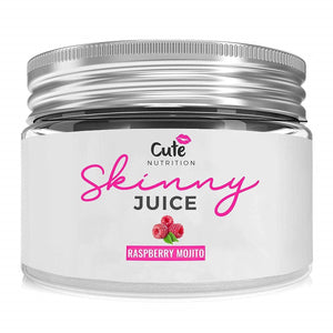 كيوت عصير  باودر 240 جرام - Cute Nutrition Skinny Juice 240 gm Raspberry Mojito - Herbanta -  تسوق الان بأفضل سعر في السعودية