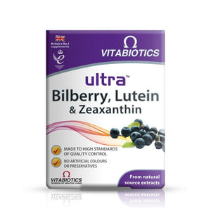ألترا بيلبيري وليوتين وزياكسانثين 30 قرص - Ultra Bilberry, Lutein & Zeaxanthin 30's - Herbanta - تسوق الان بأفضل سعر في السعودية