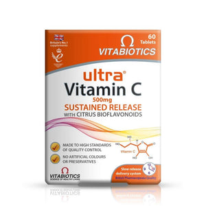 ألترا فيتامين سي 500 مجم 120قرص -  Ultra Vitamin C 500 mg 120's - Herbanta -  تسوق الان بأفضل سعر في السعودية