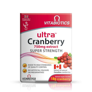 ألترا كرانبيري  750 مجم 30 قرص - Ultra Cranberry 750 mg 30's - Herbanta -  تسوق الان بأفضل سعر في السعودية