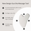 أداة تدليك الوجه المعدنية - Metal Face Roller Gua Sha Massage Tool