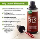 فيتامين ب12 قطرات سائلة 3000 ميكج 50 مل - Nature Provides Bioactive B12 Liquid Drops 3000 mcg 50 ml