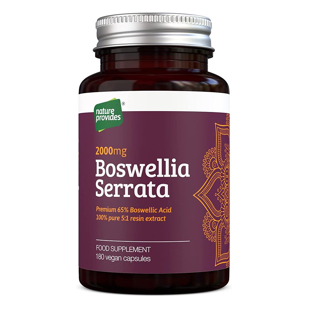 مستخلص بوسويليا سيراتا (لبان الذكر) 2000 ملج 180 كبسولة نباتية - Nature Provides Boswellia Serrata Extract 2000mg 180 Vegan Capsules
